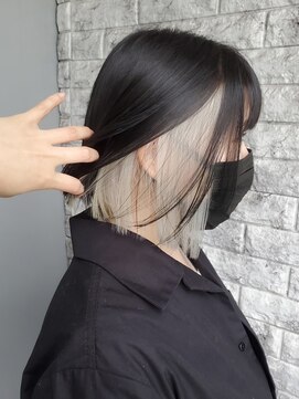 アクシー ヘアーアンドメイク(AXY HAIR&MAKE) インナーカラー/裾カラー/ポイントカラー/ブリーチ/新宿