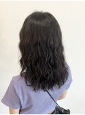 波巻きパーマロングスタイル