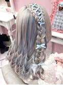 レースアップ編みたらし