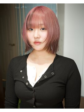 クペウ ローウェン(cope'u ROWEN) デザインカラー/レイヤーカット/ウェットヘア/オリーブベージュ