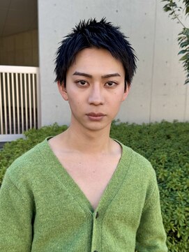 クロト(Clotho) スパイキーショート/メンズショート/ピンパーマ波巻きツイスト