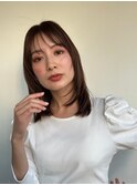 大人可愛いココアグレージュウルフレイヤーp2越谷20代30代40代