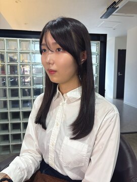 ヴィヴカウンター(VIVE counter) 束感シースルーバンク,ダークブラウン