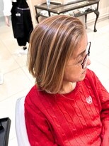 アッシュ 町田駅前通り店(Ash) 白髪の多い方の白髪ぼかしカラー