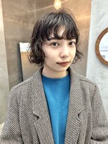 トゥコ(tuco)&nbsp;ボブパーマ　くせ毛風ニュアンスパーマ　ショートボブ20代30代