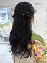 オニキス(ONYX)&nbsp;C145袴着付けヘアセット振袖着付け表参道着付け成人式ヘアセット