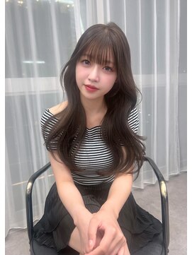 ボタン シブヤ(VOTAN SHIBUYA) 【MISAKI】韓国巻き/レイヤーカット/グレージュ/顔まわりカット