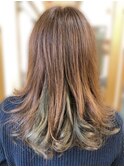 外はねセミロング