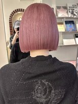 ザ スリック(THE SLICK)&nbsp;ピンクベージュボブ背面×髪質改善艶上品