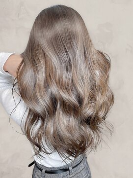 ヘアースタジオ アール(Hair Studio R) ハイトーン×ホワイトベージュ×透明感ブリーチカラー夏カラー