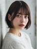 カット+前髪ストレート+3STEPトリートメント(髪質改善取扱店)
