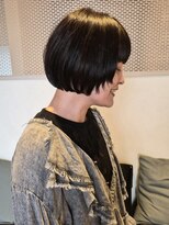 アン アイズ(ann EYES)&nbsp;レイヤーボブ前髪ありイメチェン20代30代40代50代水素カラー