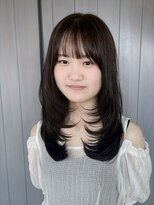 ルトワ(Lutowa)&nbsp;ダークパープル/ナチュラルショート/夏のヘアアレンジ/東広島