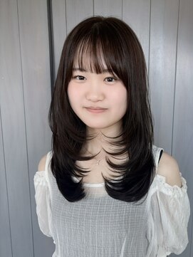 ルトワ(Lutowa) ダークパープル/ナチュラルショート/夏のヘアアレンジ/東広島