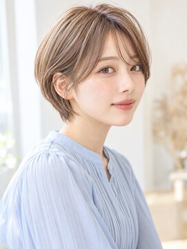 グランアヴェダ(GRAN AVEDA) シナモンベージュ×耳かけショート