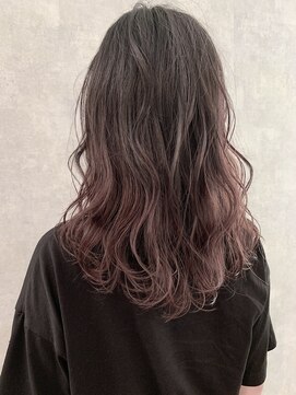 イール(iIIL) 【iIIL hair lounge】透け感バイオレットグラデーション