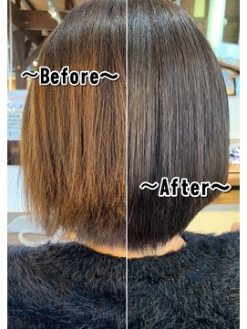 ピースリーヘア バイ カーサ(peathree.hair by CASA) 高濃度水素トリートメント×ショートミニボブ