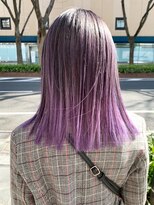ディーカヘアーセンダイ(Di KA HAIR sendai)&nbsp;バレイヤージュ/エアタッチ/ラベンダー/ミディ