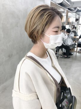 スー 渋谷(suu) ＊【SUN】丸みショートシナモンベージュ＊