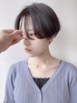 モリオフロムロンドン 原宿本店(morio from London) 【morio 原宿】黒髪ハンサムショート 刈り上げ 前髪なし