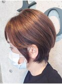ナチュラルくびれショートヘア/fox.hair