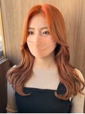 イメチェン/似合わせカット/フルバング/レッドブラウン/柏