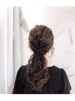 カノイ(KANOI)&nbsp;ゆるふわモテ髪パーティーアレンジ
