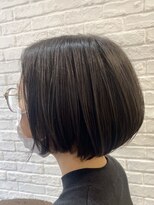 ネオリーブアオバ 高田馬場店(Neolive aoba)&nbsp;カーキベージュで作るおさまるボブ