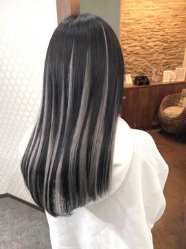 ブランシスヘアー(Bulansis Hair) #シルバー #ハイライト #プルエクステ