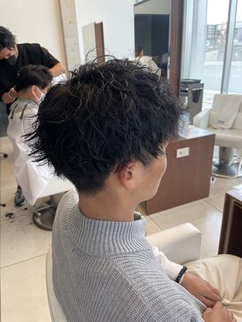 アチーブ ヘア デザイン(achieve hair design) ビジネスカジュアル20代30代ツイストスパイラルパーマ