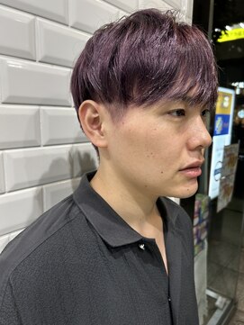 アピィス(APPiiS) マッシュショート×パープルグレー