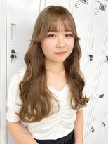 ツキ 横浜店(tuki)&nbsp;ミルクティーベージュダブルカラーケアブリーチインナーカラー