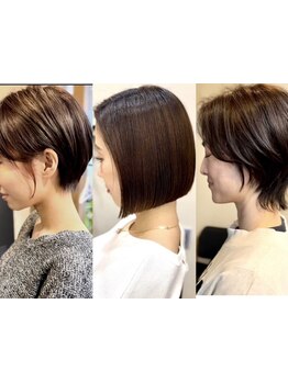 【ショートスタイルで一番魅力的な自分に☆素敵にします】[札幌駅/髪質改善/ハイライト/白髪ぼかし]