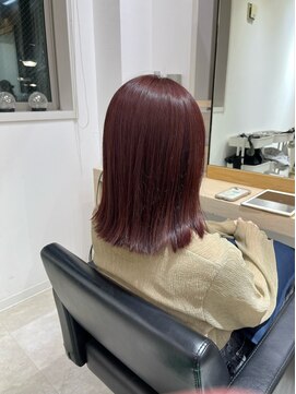 ケー 北千住(K.) 上品な「ボルドーカラー」【北千住髪質改善】