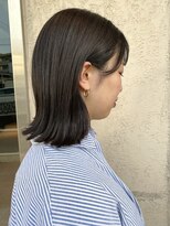 フロア(FLOOR)&nbsp;透明感ダークブラウン/ロブ/オージュアトリートメント