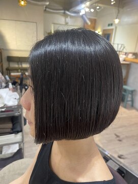 ヒラソル(girasol) コンパクトボブスタイル_髪質改善トリートメント