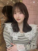 ルームバイシー 新宿(Loom. by Sea)&nbsp;韓国くびれ風ヘア×ココアブラウン【新宿/韓国ヘア】