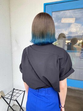 ヘアーメイク コラソン(hair make corazon) 【コラソン】インナー ブリーチ カラー艶髪スタイルまさる