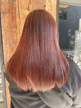 ヘアーラウンジ エゴ(Hair Lounge EGO) 【明るくできる白髪染め】柔らかピンクブラウン◎