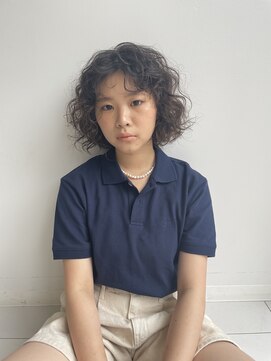 サラビューティーサイト 九大学研都市店(SARA Beauty Sight) 透明感カラー/ブリーチなし/10代20代30代/ボブ