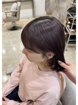 オーセンヘア(AUTHEN.HAIR) 髪質改善カラー　ラベンダーカラー