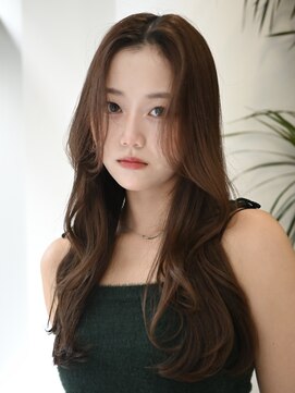 エアー 銀座(air) ロングレイヤー/韓国/ヨシンモリ/艶カラー/モテ髪