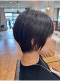 ショートボブ×お手入れ簡単