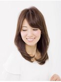 大人セミロングレイヤー