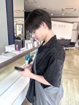 コワファースト 大分(COIFF1RST)&nbsp;センターパート/グレージュ/韓国/ブリーチ