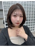 ミディアムレイヤーカット/レイヤー/顔周り/韓国/髪質改善北千住