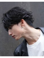 レタッチバイフィフス(RETOUCH by fifth)&nbsp;原宿フェザーパーマニュアンスパーマメンズカットメンズパーマ