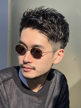 エリマ 横浜西口(elima) 横浜西口メンズショートツイストパーマスパイラルパーマゆるめ