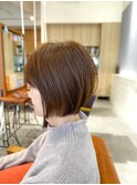 ナチュラルショートボブ