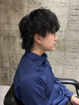 ニアウ 太田店(Niau) MEN’S HAIR/波巻きツイストスパイラル/リバースセンターパート